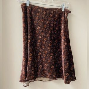 Ralph Lauren Velvet Mini Skirt